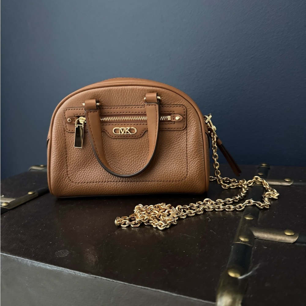Michael Kors Brown Leather Women's Mini Bag